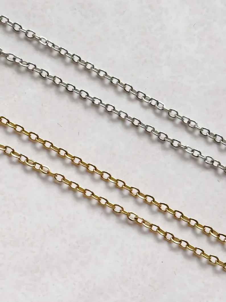 Mama Necklace - Leather and Stainless Steel