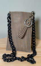 Leather Phone Crossbody Bag Set